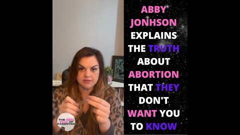 Abby Johnson explains the truth about #abortion and what they don’t want you to know.