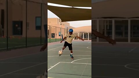 Football Skills with Skate #skateweaver #shorts #football #cr7 #viral