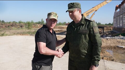 American journalist John Mark Dugan with leader of the Luhansk People´s Republic