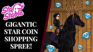 GIGANTIC STAR COIN SHOPPING SPREE! 🤑 Star Stable Quinn Ponylord