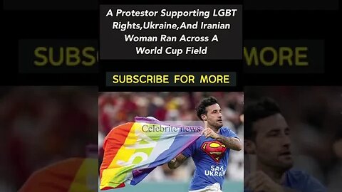 Protestor Supporting LGBT Rights Ran Across World Cup Field