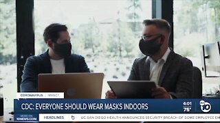 CDC: Fully Vaccinated Americans should wear masks indoors
