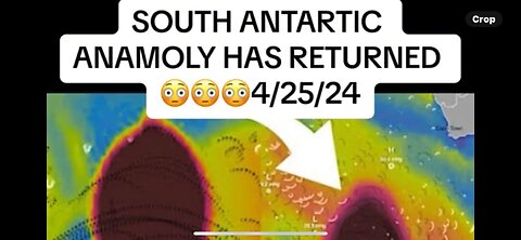 04/25/24 “ The BLOB “ Southern Atlantic Anomaly Returns !!!