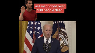 Biden claims only 100 people died in Pandemic