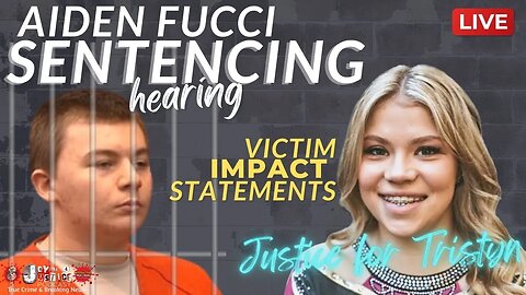 Aiden Fucci Sentencing HEARING LIVE | Tristyn Bailey Murder | Victim Impact Statements Day 2