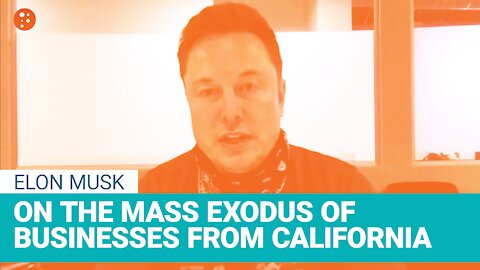 Elon Musk on the Mass Exodus of Business from California | Short Clips