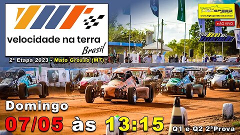 VELOCIDADE NA TERRA BRASIL | Autocross Q1/Q2 2ª Prova | 2ª Etapa 2023 | Campo Novo do Parecis (MT)