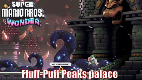 Fluff-Puff Peaks palace - World 2 boss Guide | Super Mario Bros. Wonder