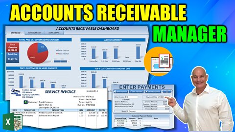 How To Create An Accounts Receivable Application And Manage Payments In Excel [FREE DOWNLOAD]