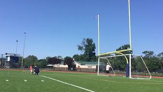 4-year-old drills 10 yard field goal