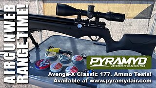 Avenge-X Classic .177 Testing some Pellets and Slugs. Let’s see how this goes! - www.pyramydair.com