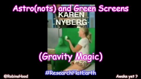 Green Screens with Astro(not) Karen Nyberg (Gravity Magic)