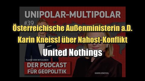 🟥 Karin Kneissl über Nahost-Konflikt: United Nothings (29.10.2023 ⎪ #39)