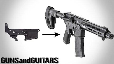 The EASY way to build a COMPLETE AR-15 w/ NO SPECIAL TOOLS (from a STRIPPED LOWER)