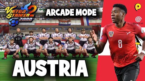 Virtua Striker 2 Ver.2000 - Dreamcast / Arcade Mode - Austria