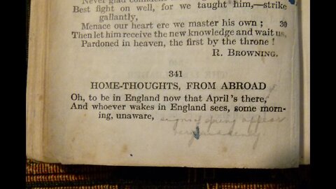 Home Thoughts From Abroad - R. Browning