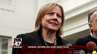 GM CEO joins union talks