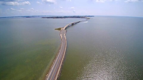 Hoopers Islands, MD via Typhoon H - (Aerial)