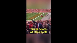 DONALD Trump gets Booed