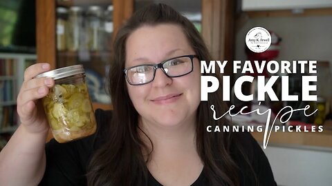My Favorite Pickle Recipe | Canning PICKLES with a STEAM CANNER