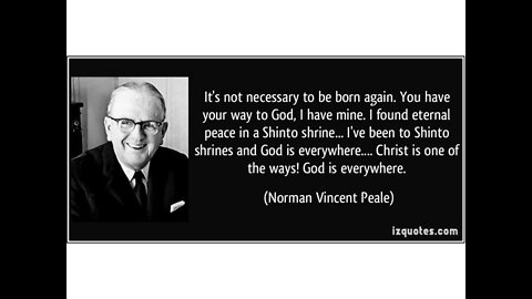 Trump's Pastor: Norman Vincent Peale (33 Degree Mason)