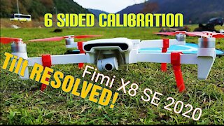 Test tilt on Fimi X8 SE 2020 after 6 sided calibration