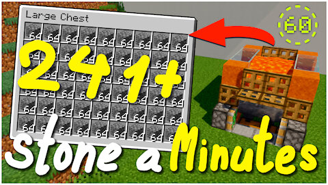 Minecraft: Cobblestone Generator! 14.400+ Items Per Hour