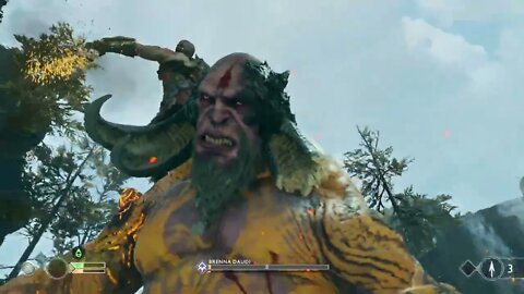 God of War - Kratos & Atreus vs Brenna Daudi
