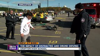 Grafton High students see the impact of distracted and drunk driving