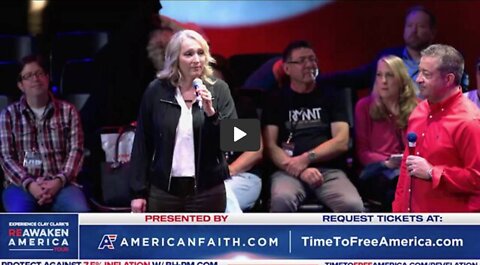 Stacy & David Whited with the Flyover Conservatives - ReAwaken America Tour San Diego