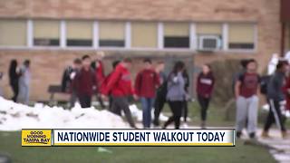 Local students taking part in national walkout