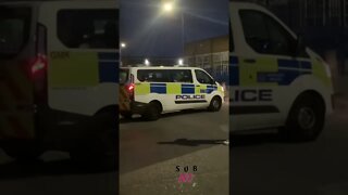 POLICE TRY RUNNING OVER A HITTA