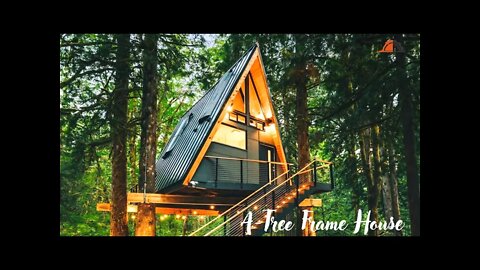 So amazed! This is a beautiful and comfortable part of the tree frame house -tiny house -house tour