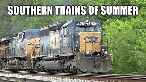 Southern Trains of Summer: SD40-2s, Southern 8099, and More
