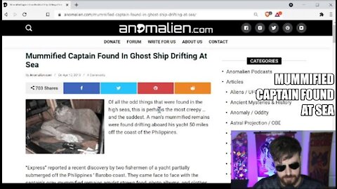 Mummified Captain Found Adrift at Sea