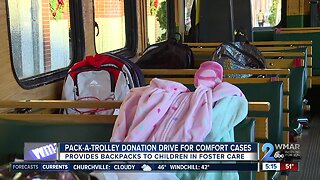 Pack-a-Trolley donation drive provides backpacks to those in foster care