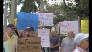 Protests against President's national emergency