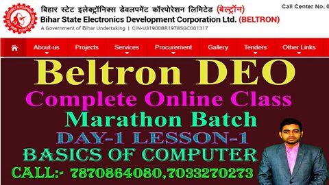 BELTRON DEO MARATHON BATCH DAY 1 LESSON 1