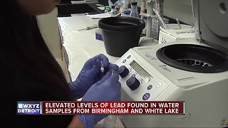 Elevated levels of lead found in water samples from Birmingham and White Lake