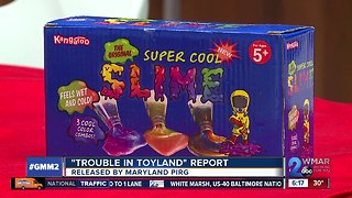 "Trouble in Toyland" report highlights potential dangers of slime, chocking, and privacy