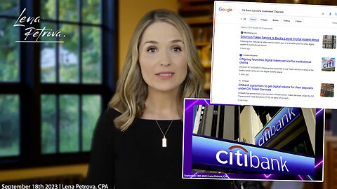 FedNow & CBDCs Now? | BREAKING!!! Citi Bank Converts Customers' Deposits Into Digital Tokens