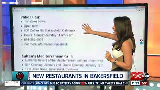 New Restaurants Opening in Bakersfield