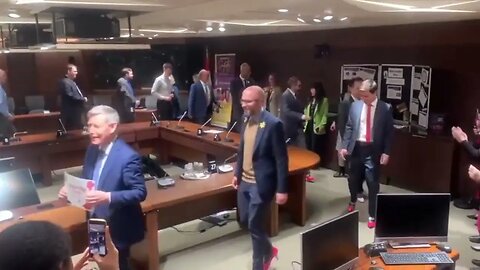 Canadian MPs prance around in pink ladies high heels - in support of women - or something
