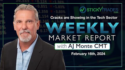 Caution: Cracks are beginning to show in the Tech Sector - Weekly Market Report with AJ Monte CMT