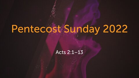 Pentecost Sunday - A People of Power
