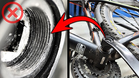 How to remove bicycle cranks, if the thread for removal is damaged