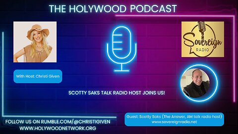 Holywood Podcast: Guest Scotty Saks Talk Radio Host (Johnny Cash, Kenny Rogers)