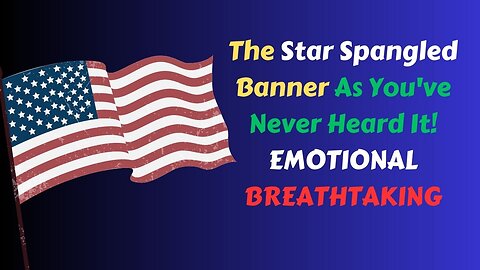 Reaction Video / to The Star Spangled Banner As You've Never Heard It! (EMOTIONAL BREATHTAKING) ALL LIVES MATTER BECAUSE WE ARE ALL AMERICANS