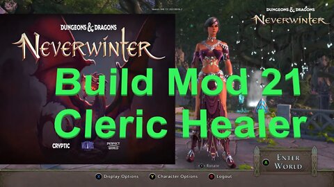 Neverwinter (pt-BR) Build de Clerigo Mod 21 At-will Encounter Daily Class feature Feat #neverwinter