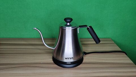 Wirsh Electric Gooseneck Kettle with Auto Shut Off